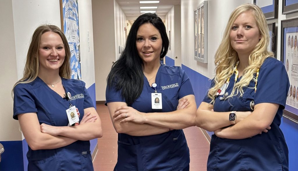 3 nursing students at Beckfield College Campus- Become a Registered Nurse
