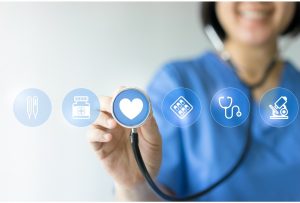 LPN Nurse Holding Stethoscope