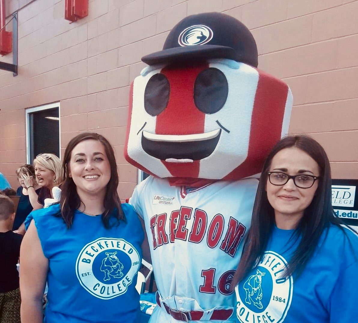 Florence Campus Life - Beckfield Students at Baseball Game - Beckfield College - Florence, KY