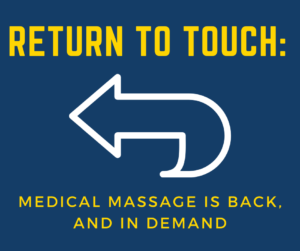 Medical massage therapy is back