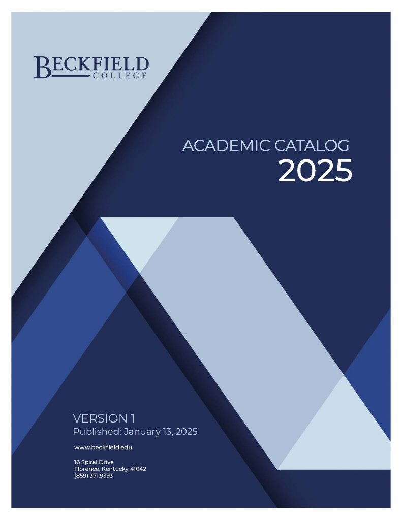 Academic Catalog & Addendum Beckfield College