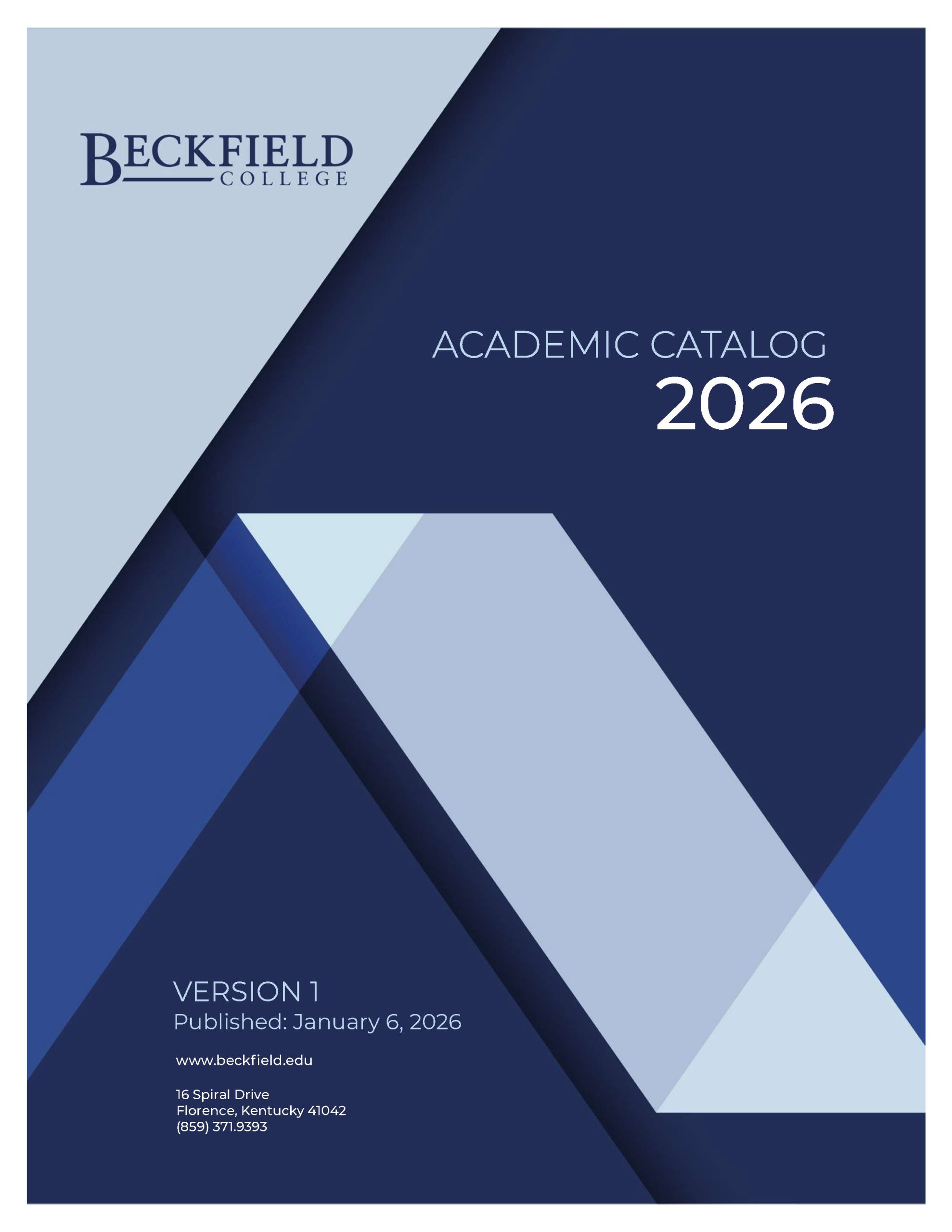 2026 Academic Catalog - Beckfield College
