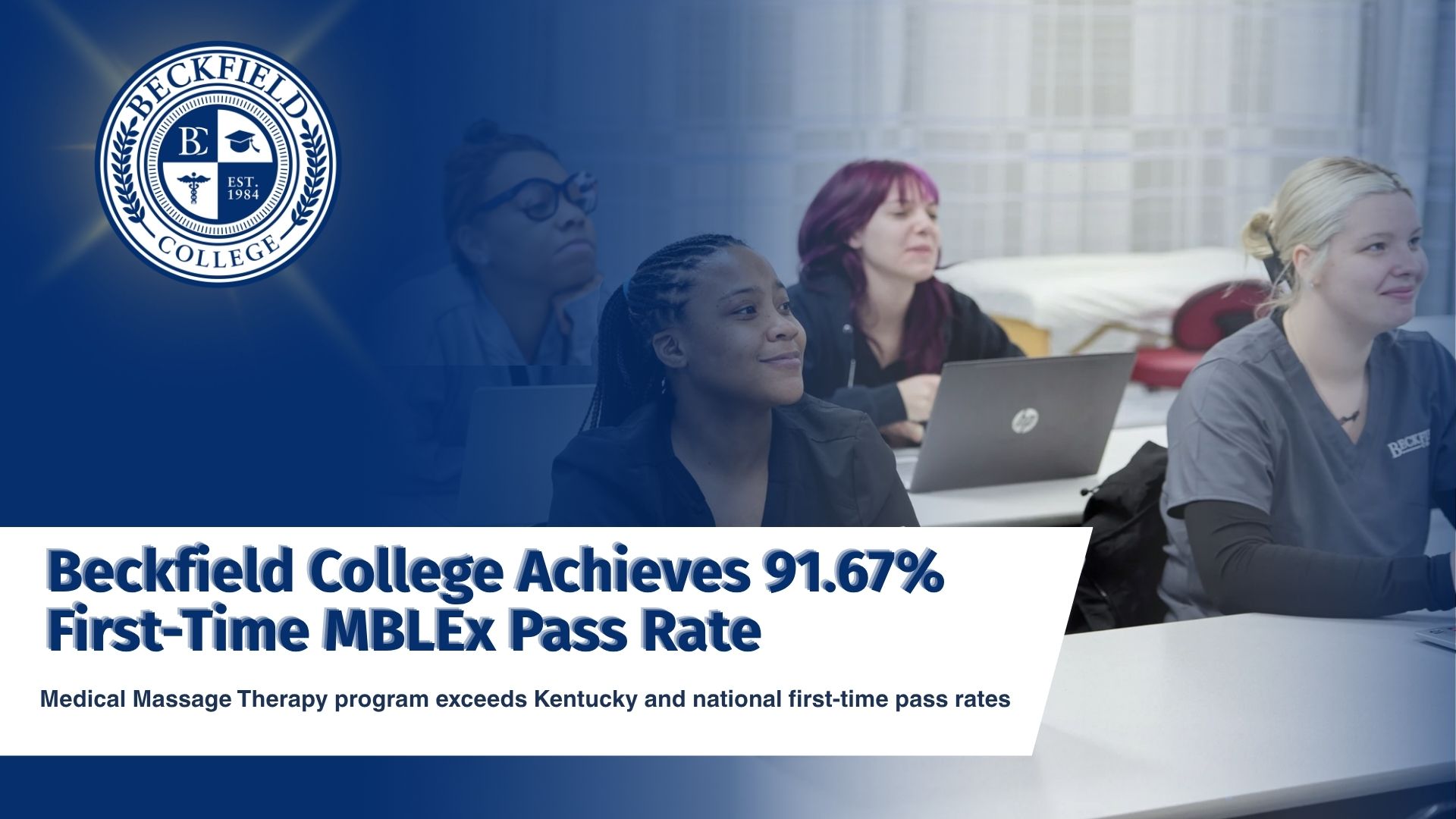 Beckfield College MBLEx pass-rate press release cover